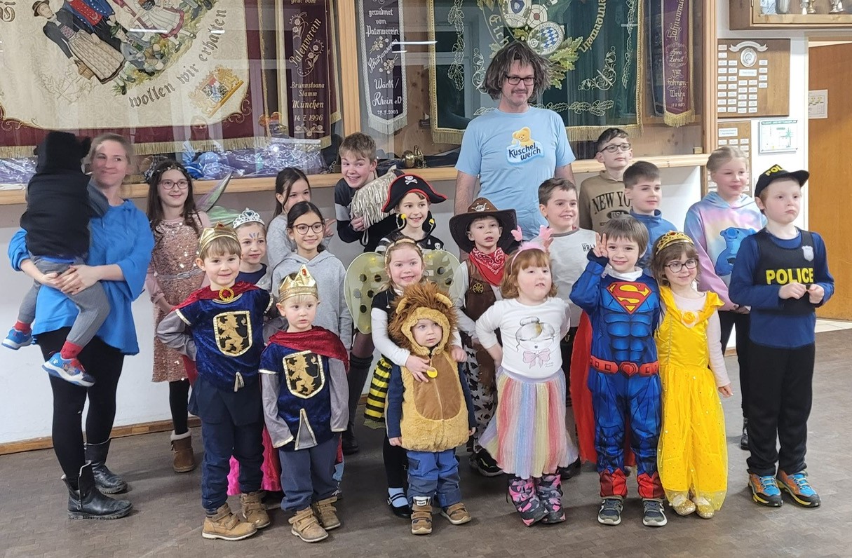 Kostümierte Tanzprobe